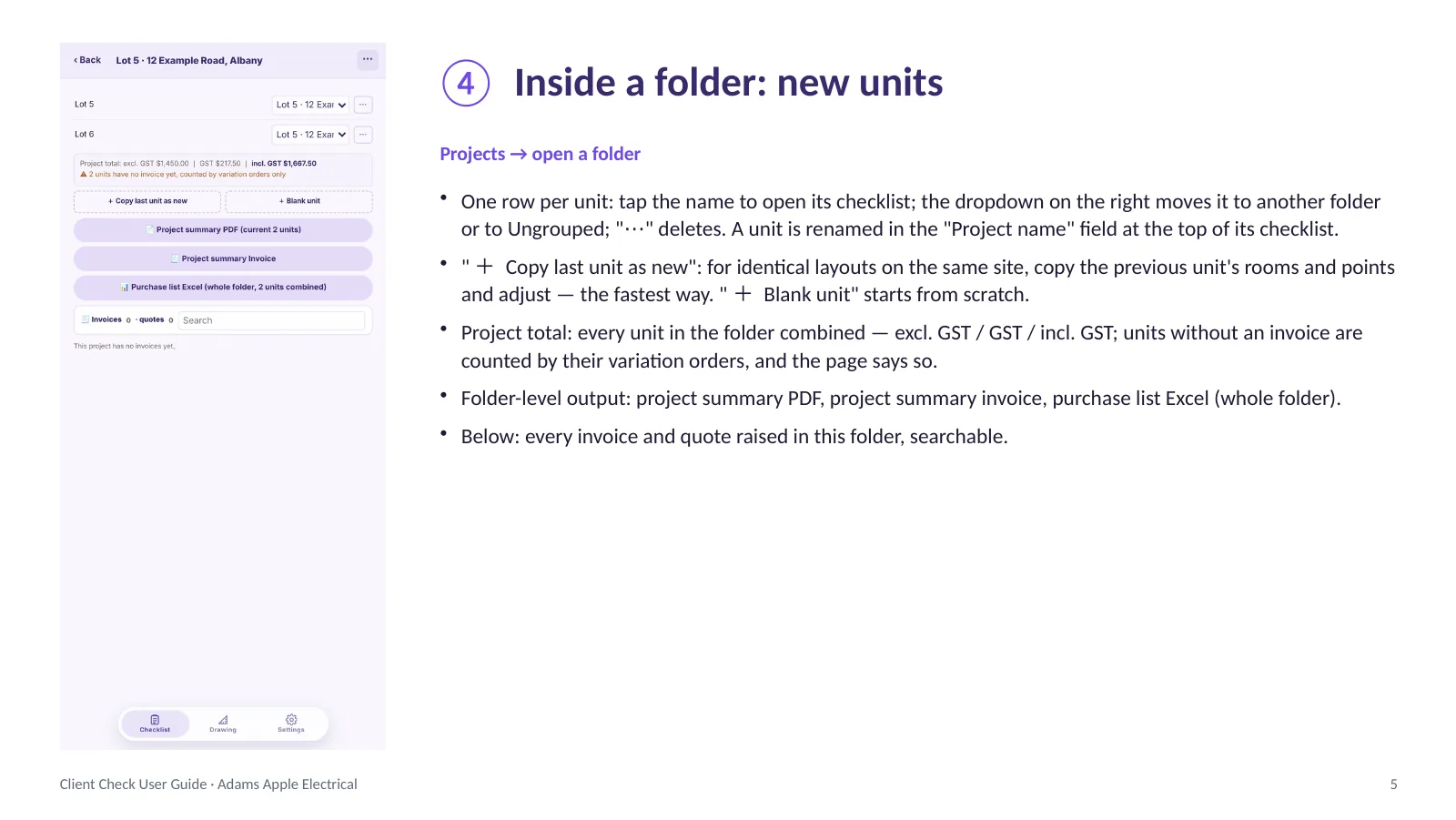 Client Check user guide, English, page 5