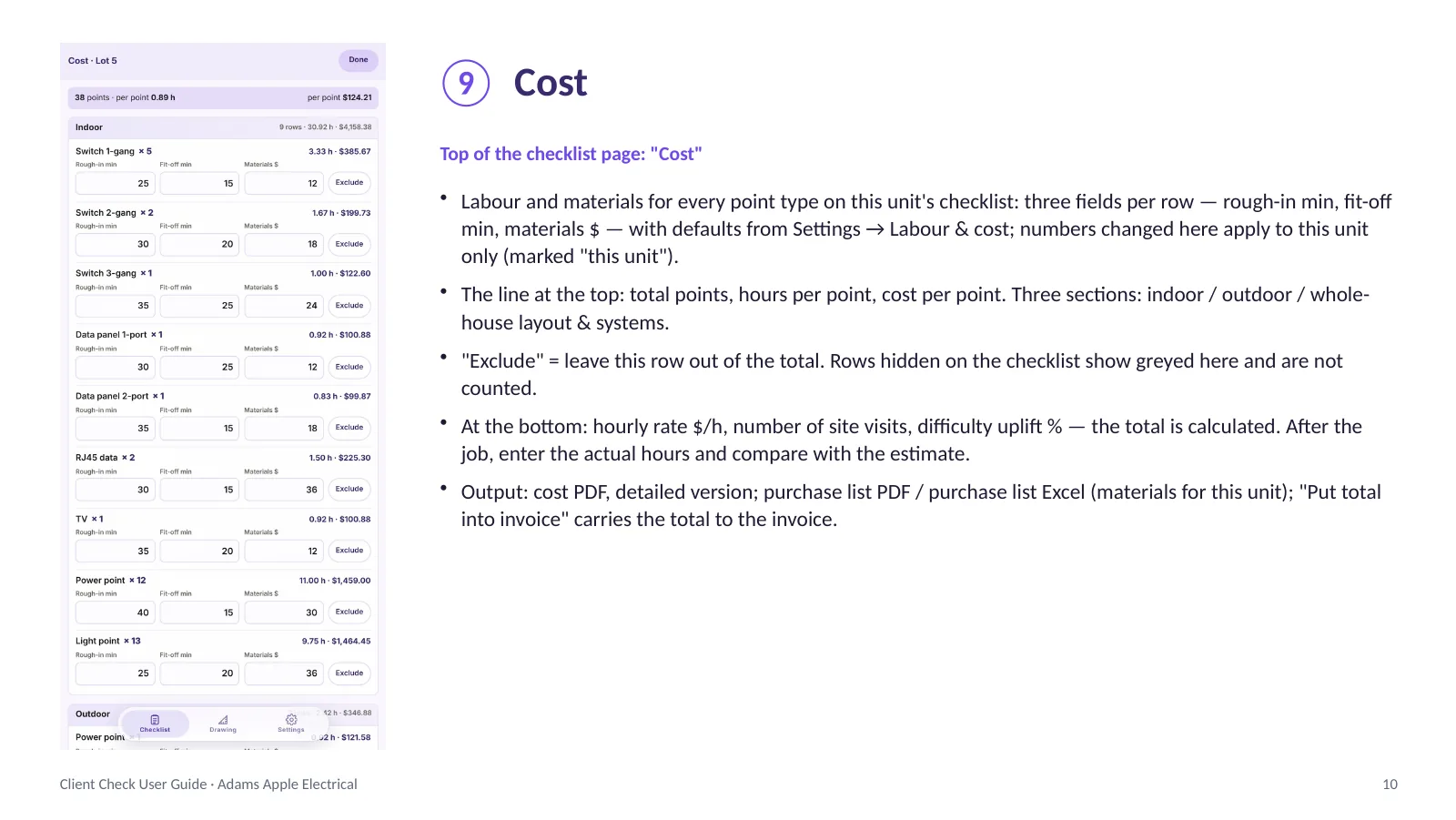 Client Check user guide, English, page 10
