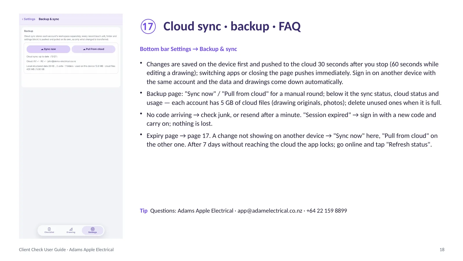 Client Check user guide, English, page 18